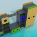 3D Modell Festgelegten Fällen für Tesco - Vorschau