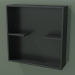 3D Modell Offene Box mit Regalen (90U31001, Deep Nocturne C38, L 48, P 12, H 48 cm) - Vorschau