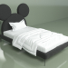 3D modeli Mickey yatak 1200x2000 - önizleme