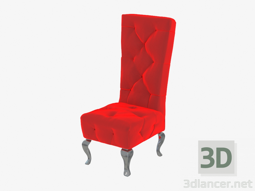 Modelo 3d Cadeira de jantar em estilo art-deco A140 - preview