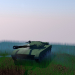 3d model tank - preview