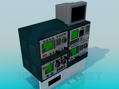 3d model Oscilloscopes - preview