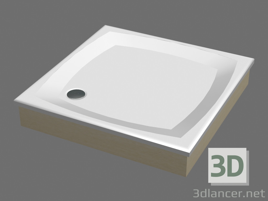 modello 3D Piatto doccia Perseo 100 EX - anteprima