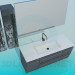 3D modeli Mobilya lavabo - önizleme