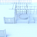 3D Ofuro güverte modeli satın - render