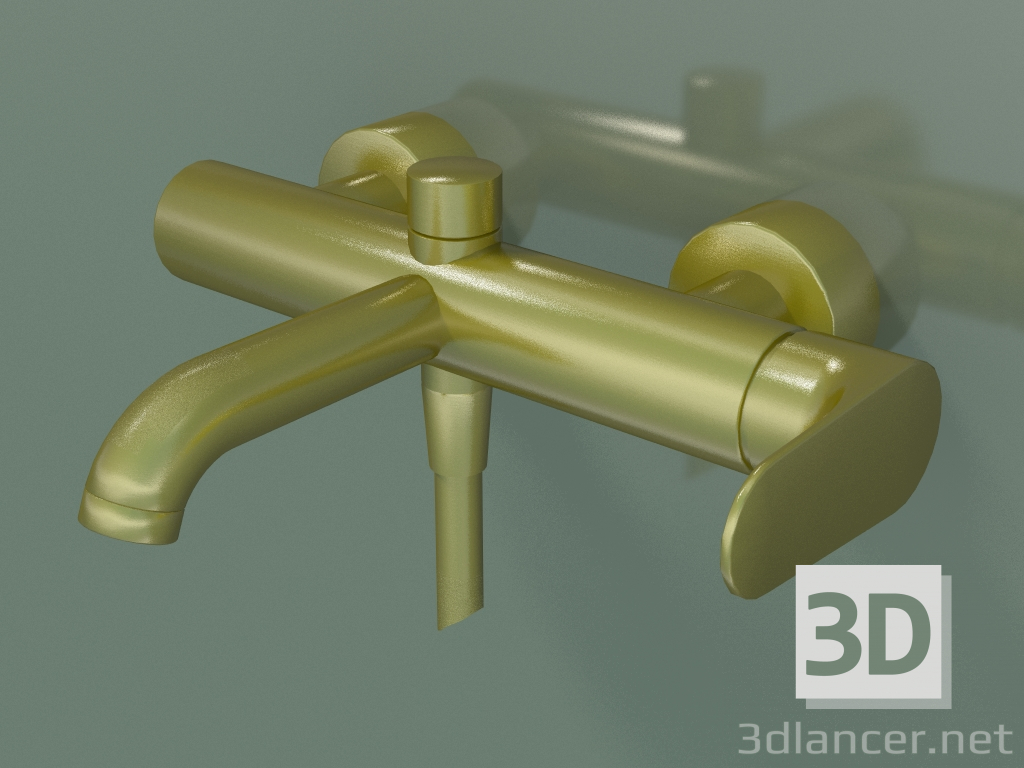 3d модель Смеситель для ванны, однорычажный, внешнего монтажа (34420950) – превью