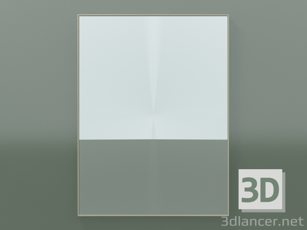 3d model Espejo Rettangolo (8ATCD0001, Bone C39, Н 96, L 72 cm) - vista previa