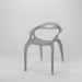 3d Plastic chair model buy - render