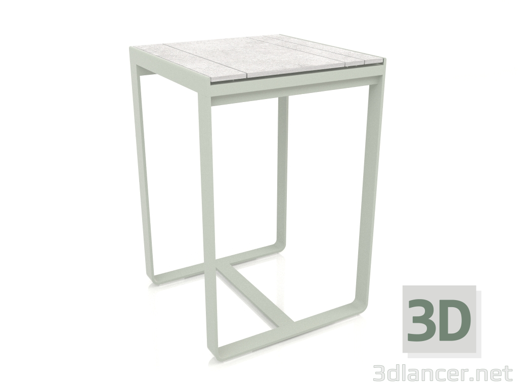 3d модель Барний стіл 70 (DEKTON Kreta, Cement grey) – превью