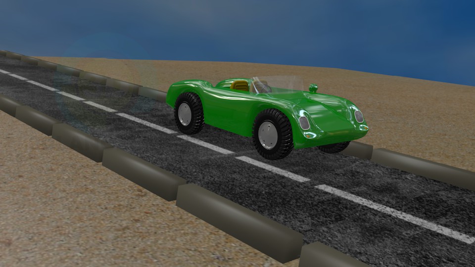modèle 3D Dave Porsche 550 - preview