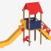 3d model Children's play complex (1102) - preview