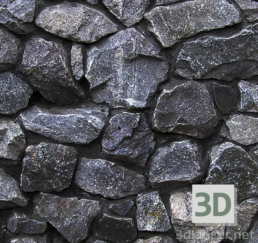 Texture Natural Black Stone free download - image