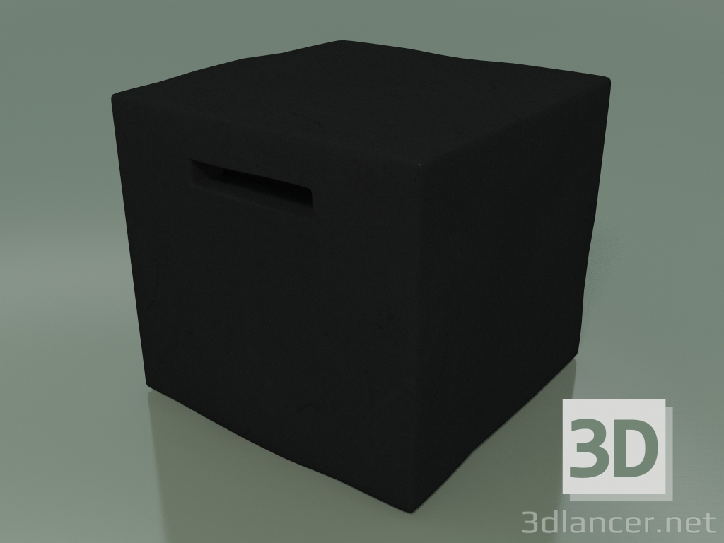 3d модель Столик приставной, оттоманка, уличный InOut (41, Anthracite Grey Ceramic) – превью