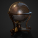 modèle 3D de Globe médiéval Modèle 3D low-poly gratuit acheter - rendu