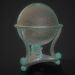 3d Средневековый глобус Free Low-Poly 3D Модель модель купить - ракурс