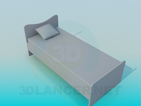 3 डी मॉडल एक बच्चे के लिए बिस्तर - पूर्वावलोकन