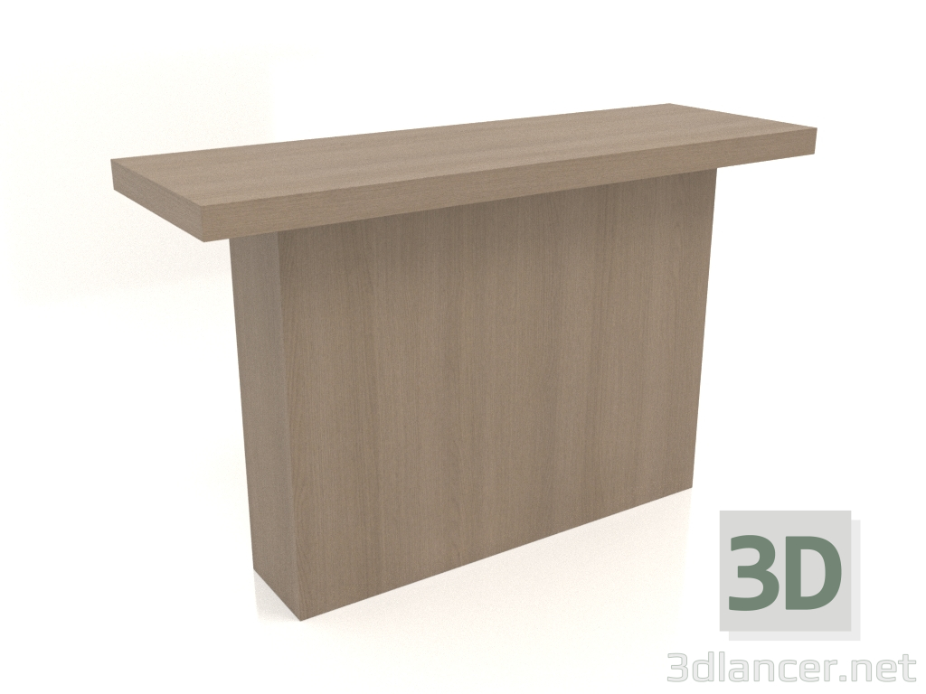 3D modeli Konsol masası KT 10 (1200x400x750, ahşap grisi) - önizleme