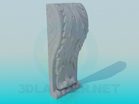 3d model Plaster decoration - preview