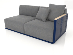 Módulo de sofá seção 1 direita (azul noturno)