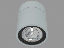 lámpara de LED de superficie (DL18426 11WW-R Alu)