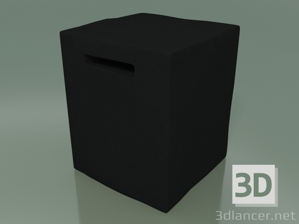 3d модель Столик приставной, оттоманка, уличный InOut (42, Anthracite Grey Ceramic) – превью