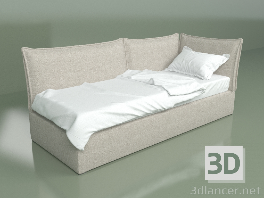 3D Modell Cervantes kleines Bett - Vorschau