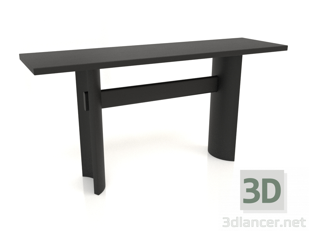 3D Modell Konsole DT 05 (1400x400x700, Holz schwarz) - Vorschau