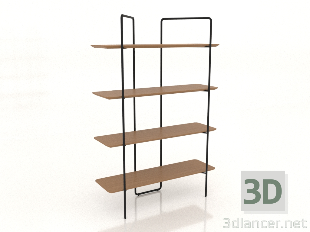 modello 3D Scaffale modulare 03 (2x4) - anteprima