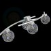 3d model Chandelier ceiling with four shades - preview