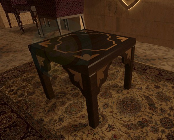 3D Modell Orientalischer Tisch 1 - Vorschau