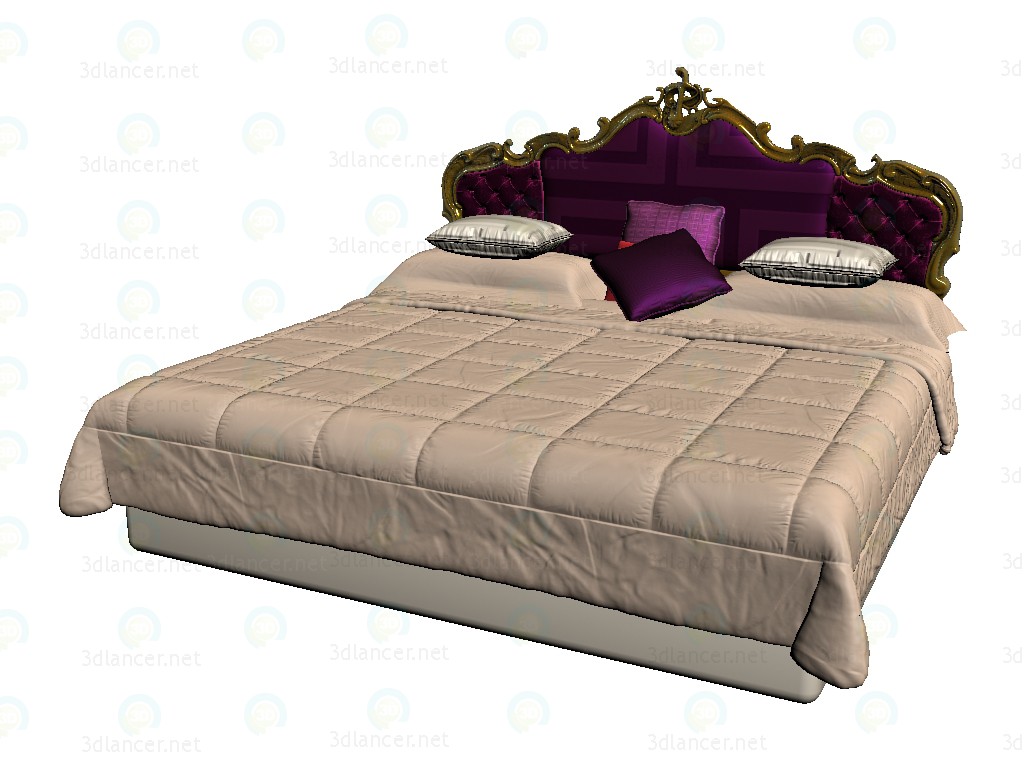 3d модель Venice ліжко – превью