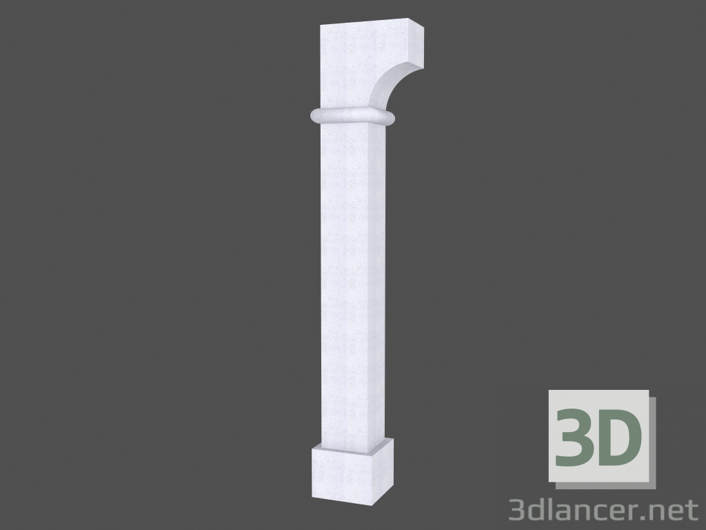 modèle 3D Balustrade (BB78PP) - preview