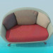 modello 3D Sedia-divano - anteprima
