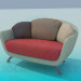 3D modeli Koltuk-kanepe - önizleme