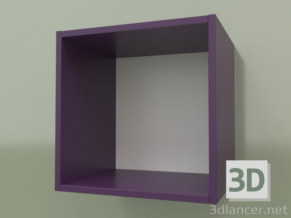 3D modeli Menteşeli açık raf (Ametist) - önizleme