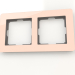 3d model Frame for 2 posts Acrylic (ivory) - preview