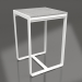 modello 3D Tavolo da bar 70 (DEKTON Kreta, Bianco) - anteprima