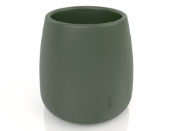 Pot for a plant 1 (Bottle green)