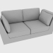 3D modeli Sofa NOBU KANEPE (205x110xH82) - önizleme