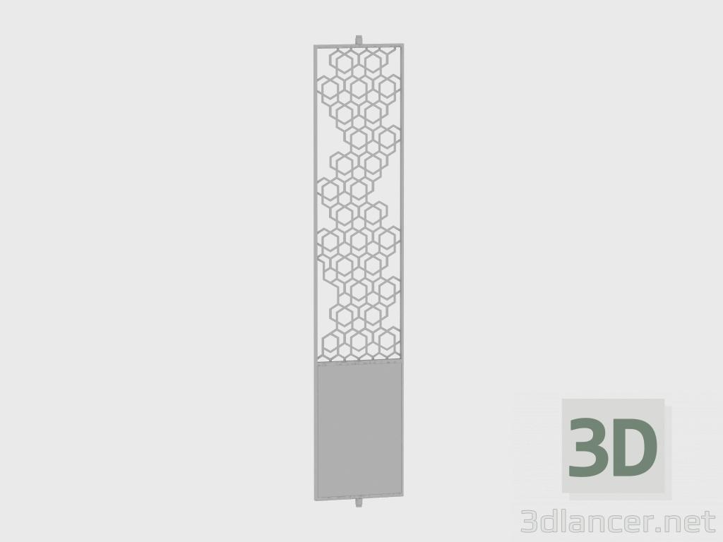 3d model Screen ROTARY (532XH270) - preview