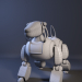 3d Robot Dog model buy - render