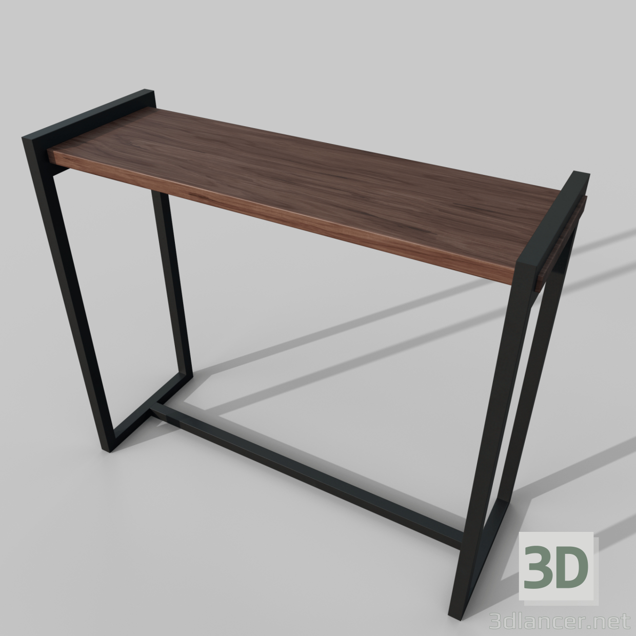 3d Bar table model buy - render