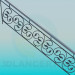 3d model Wrought iron stair part - preview
