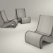 3D VITRA Amoebe sandalye modeli satın - render
