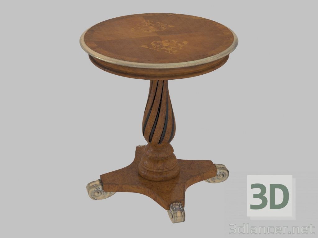 modèle 3D Table basse Vanity (60x60x75) - preview
