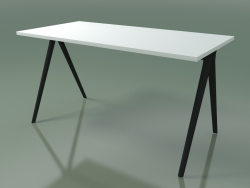 Table rectangulaire 5400 (H 74 - 69x139 cm, mélamine N01, V44)