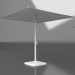 modèle 3D Parapluie pliant avec une grande base (Blanc) - preview