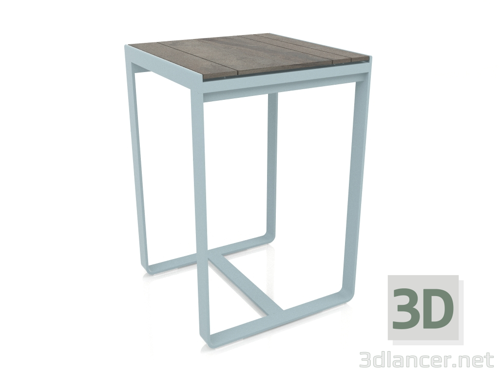 3d model Bar table 70 (DEKTON Radium, Blue gray) - preview