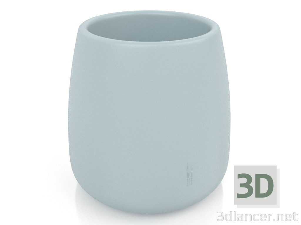 modello 3D Vaso per piante 1 (grigio blu) - anteprima