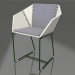 Modelo 3d Cadeira de jantar (verde garrafa) - preview